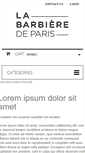 Mobile Screenshot of labarbieredeparis.com